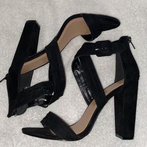Charlotte Russe  Black Suède High Heels